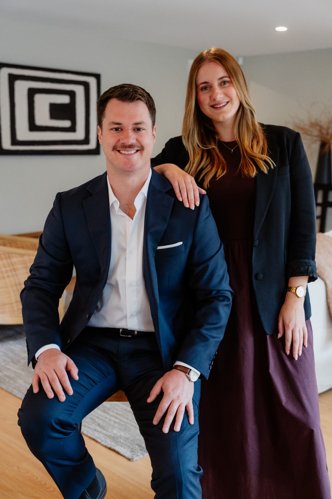 Duncan McKenzie and Ashleigh Smith, the McKenzie & Co team